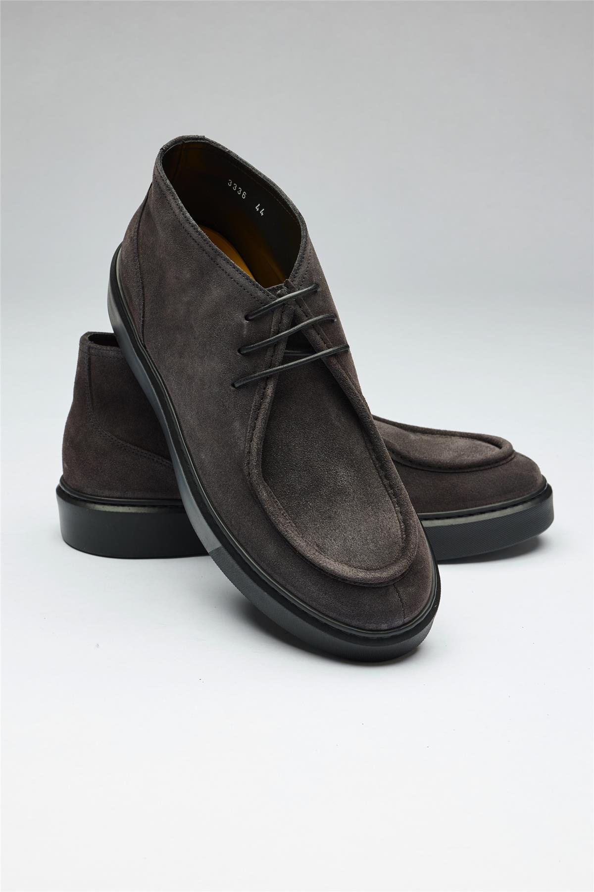 Antrasit Gri Chukka Süet Bot