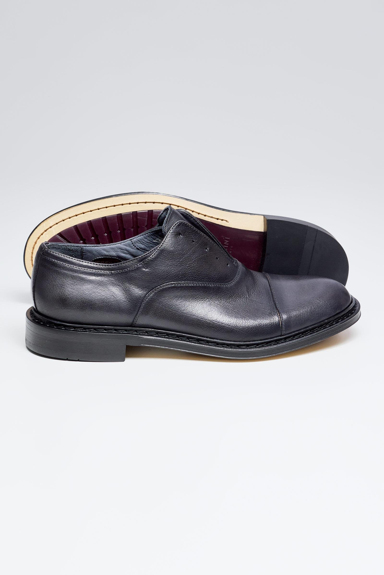 Antrasit Gri Deri Ayakkabı