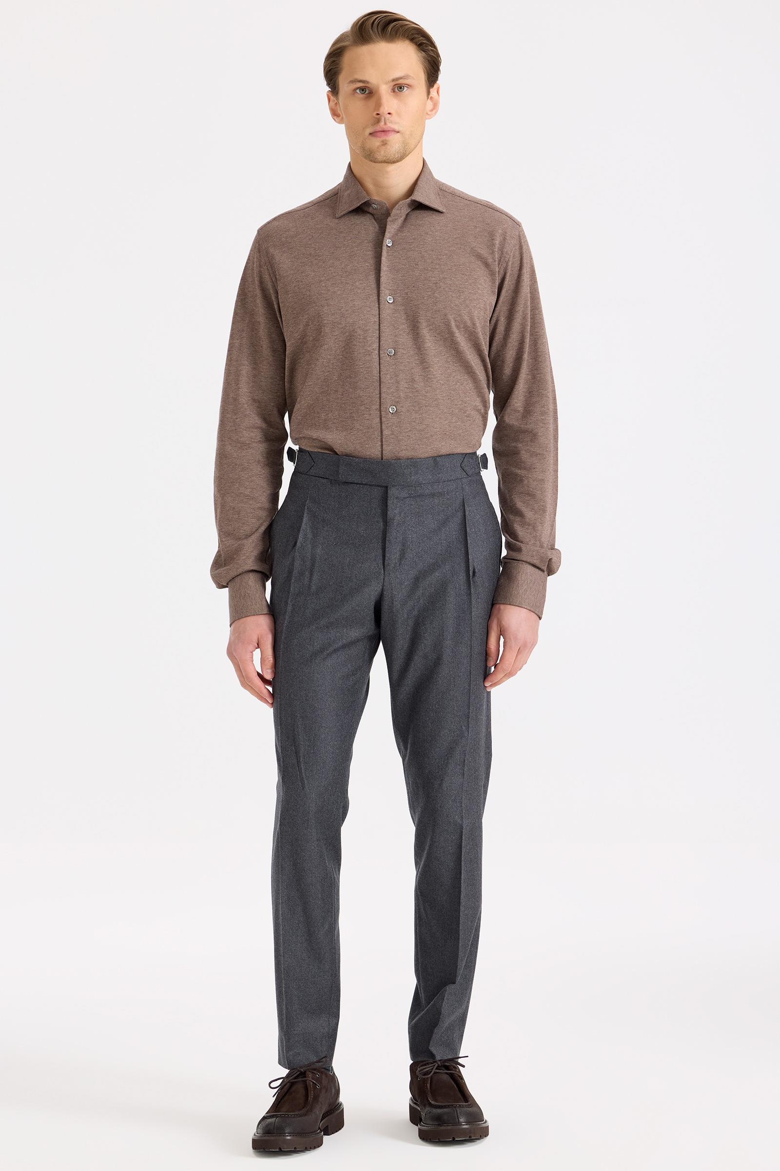 Antrasit Gri Yün Pantolon