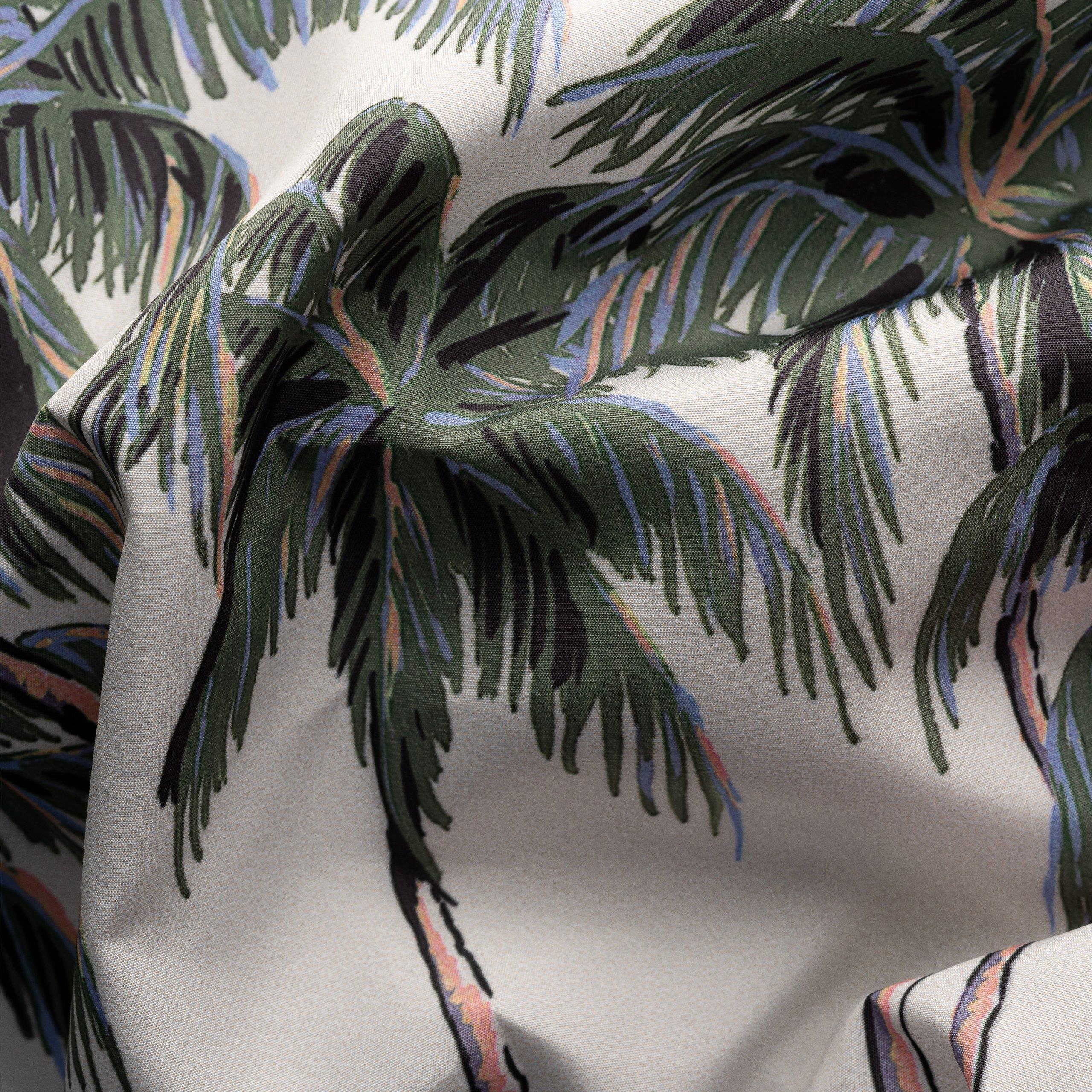 Bej Palmiye Desenli Mayo