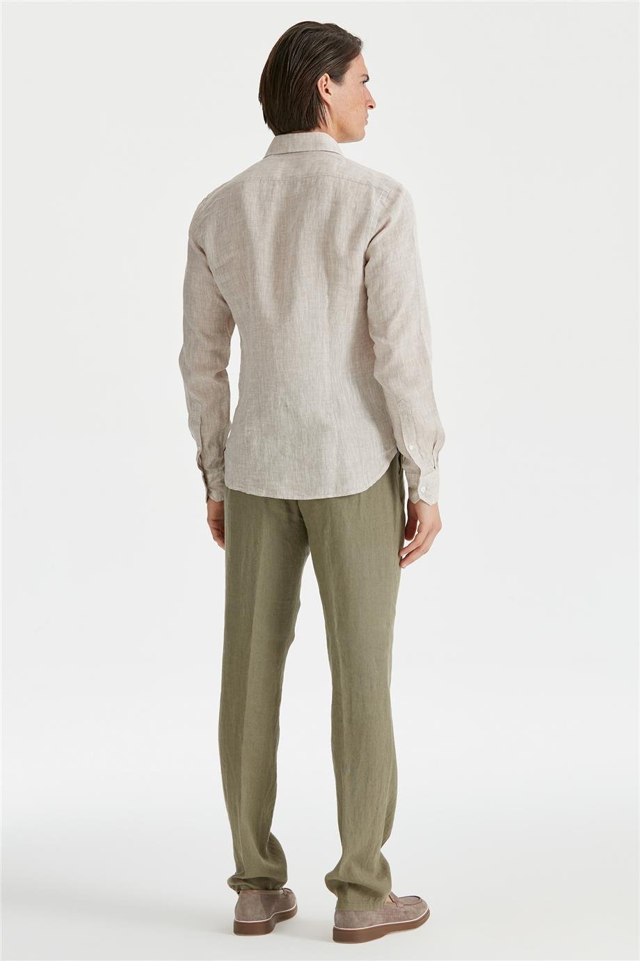 Beige Color Linen Shirt