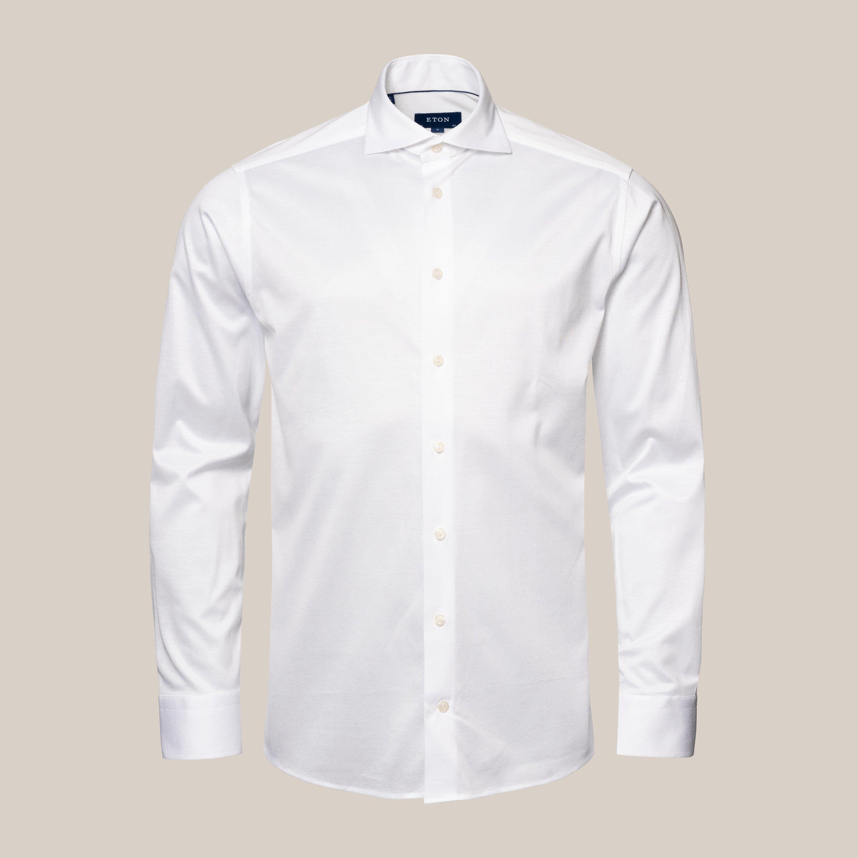 Beyaz Comfort Filo di Scozia Jersey Shirt