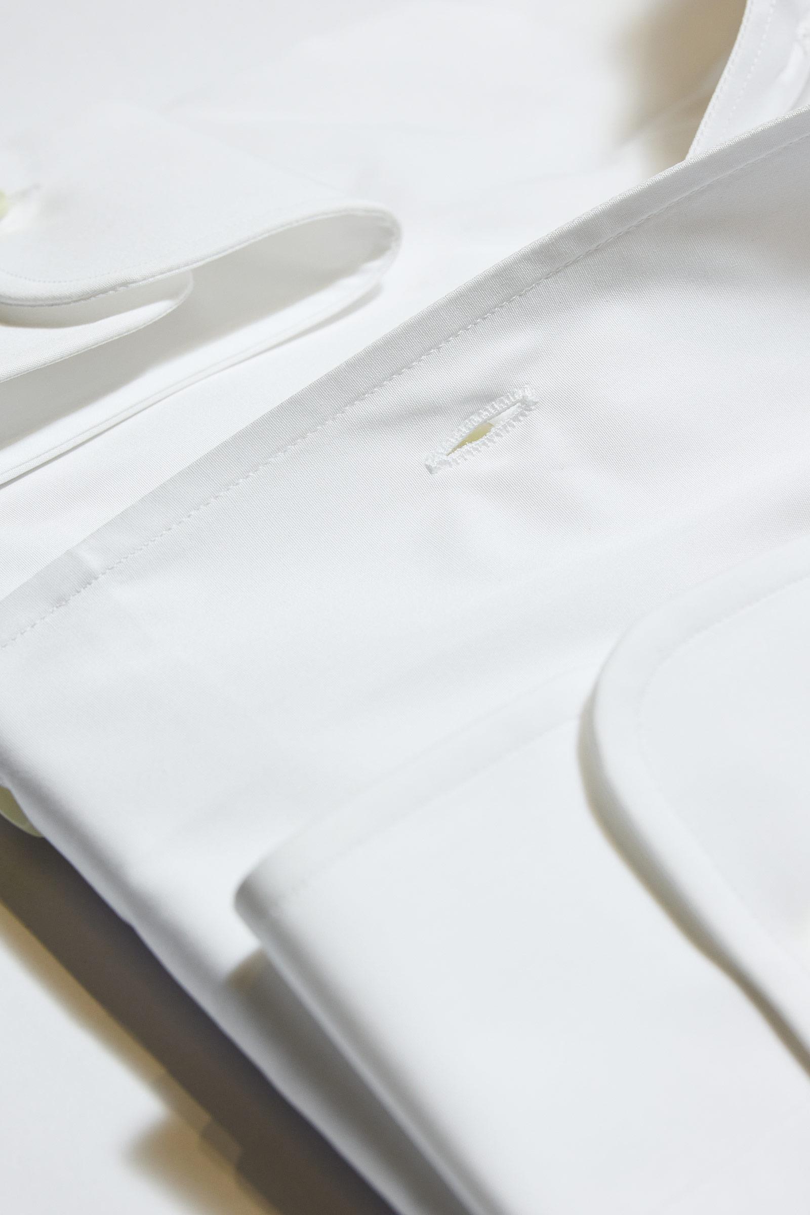 Beyaz One-Piece Pamuk Gömlek