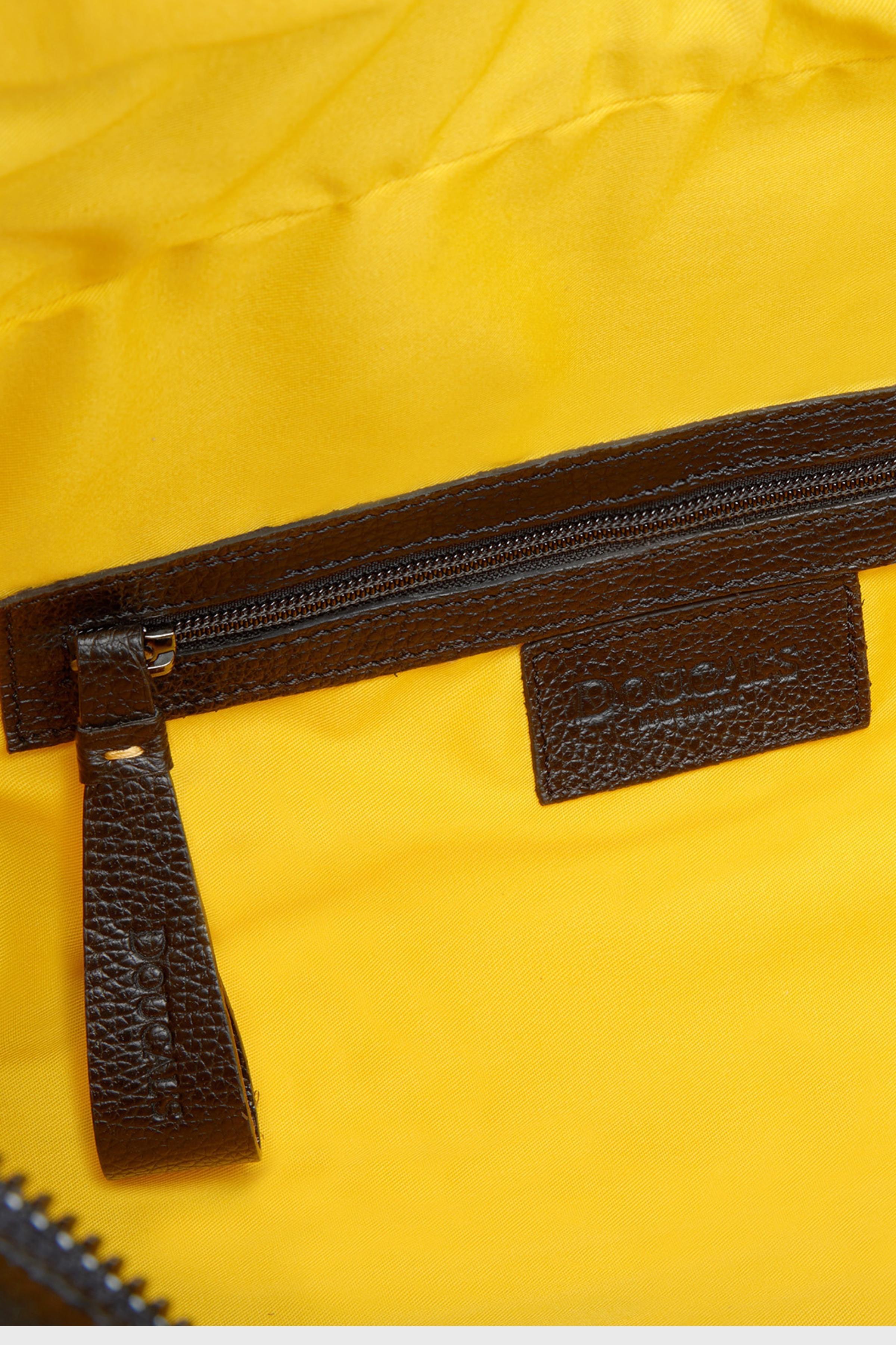 Gri Deri Seyahat Çantası