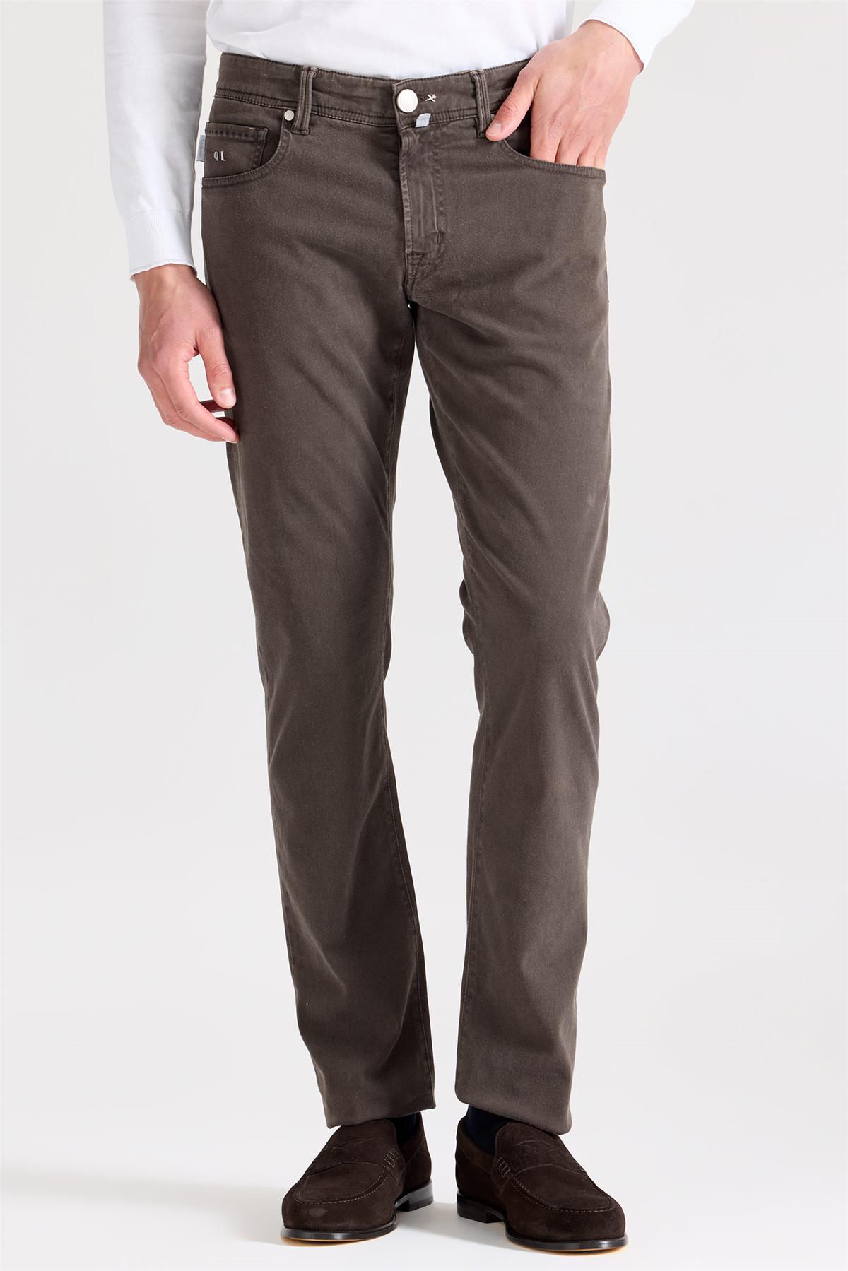 Kahverengi Pamuk Pantolon