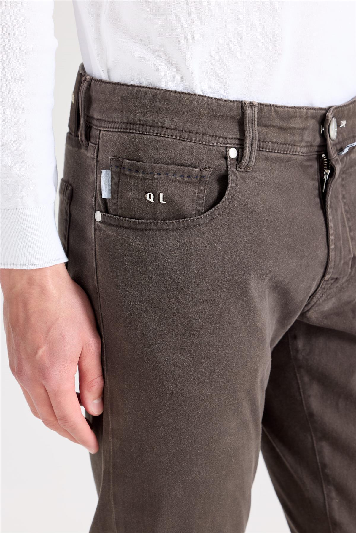 Kahverengi Pamuk Pantolon