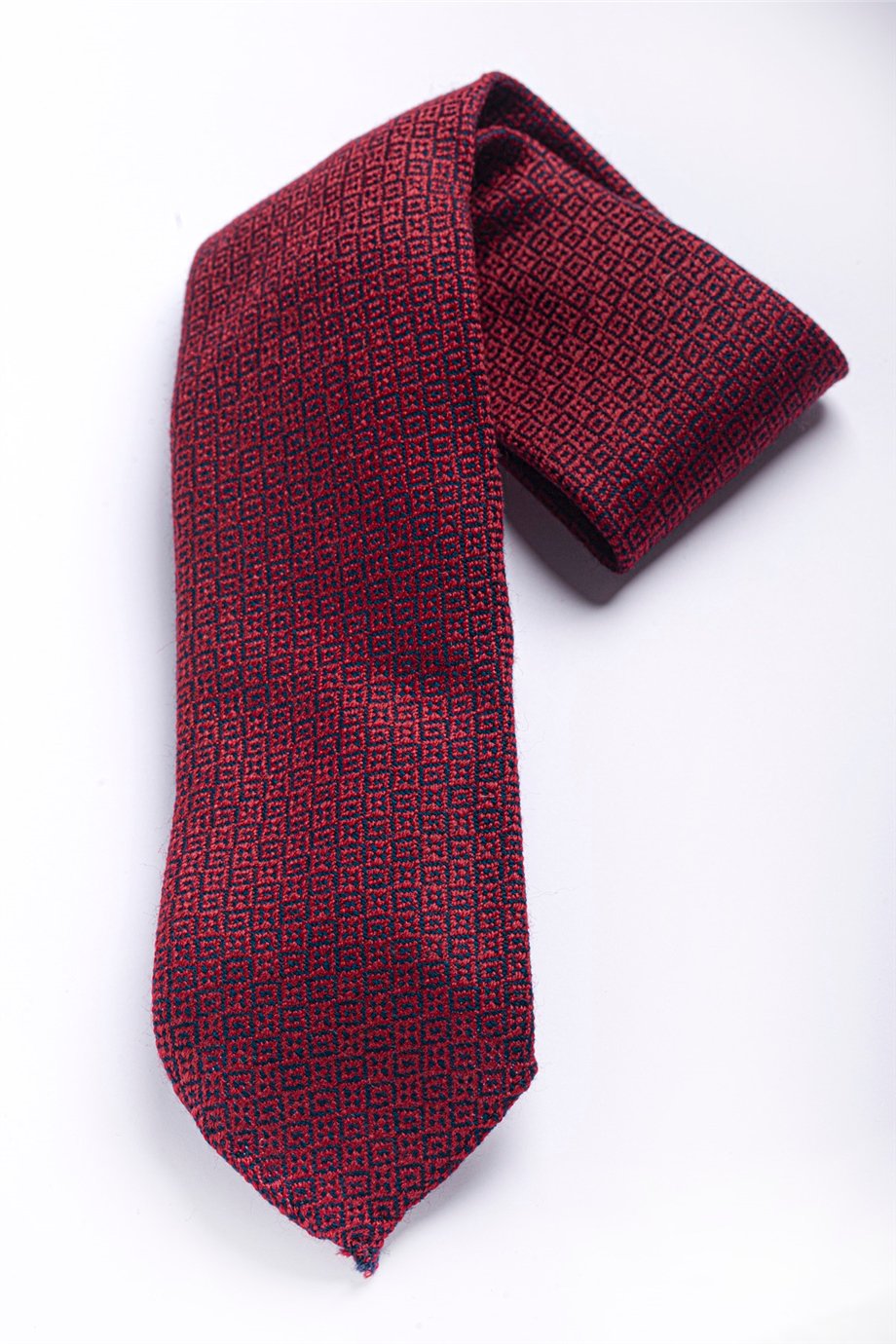 Kırmızı Astarsız Yün Kravat