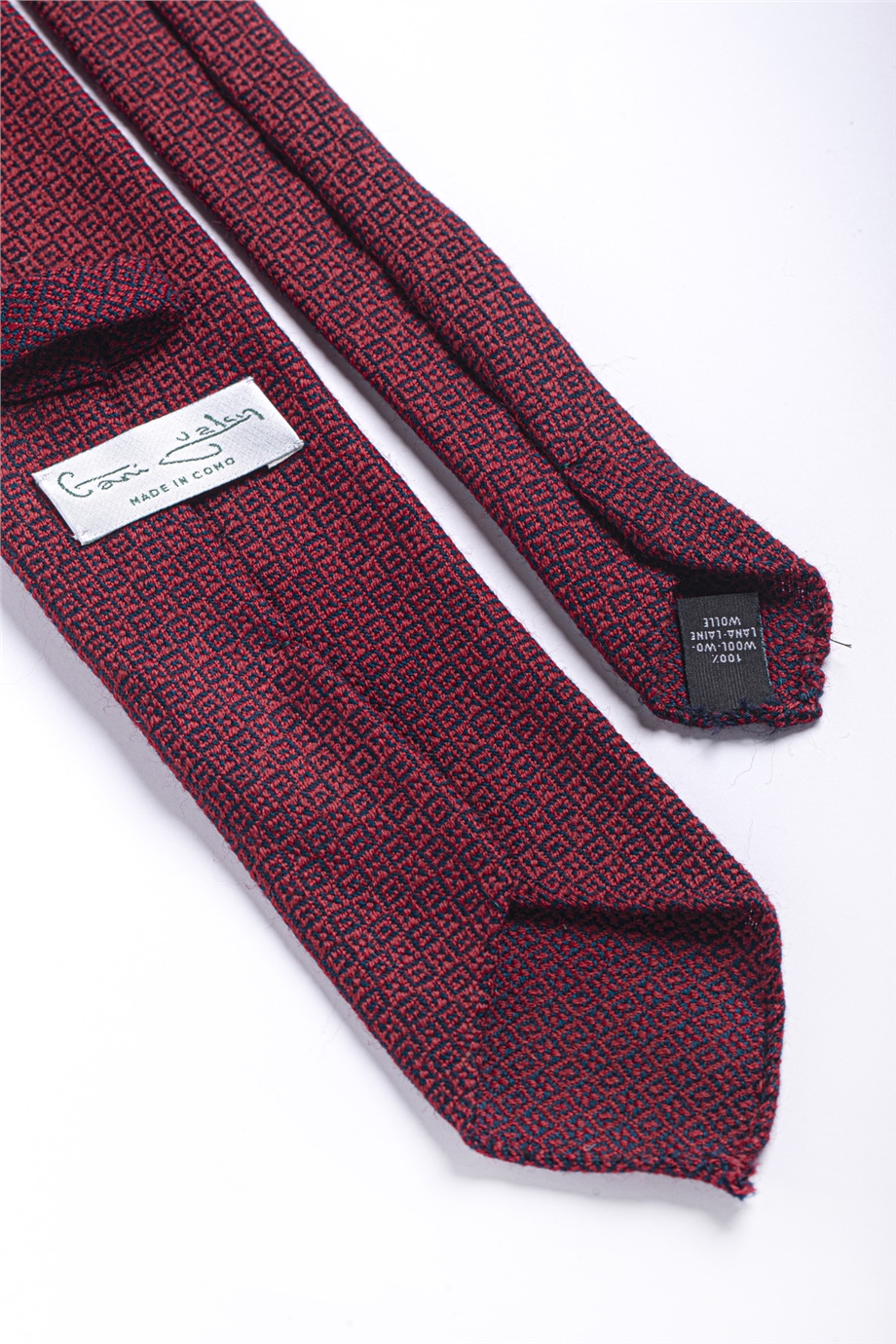 Kırmızı Astarsız Yün Kravat