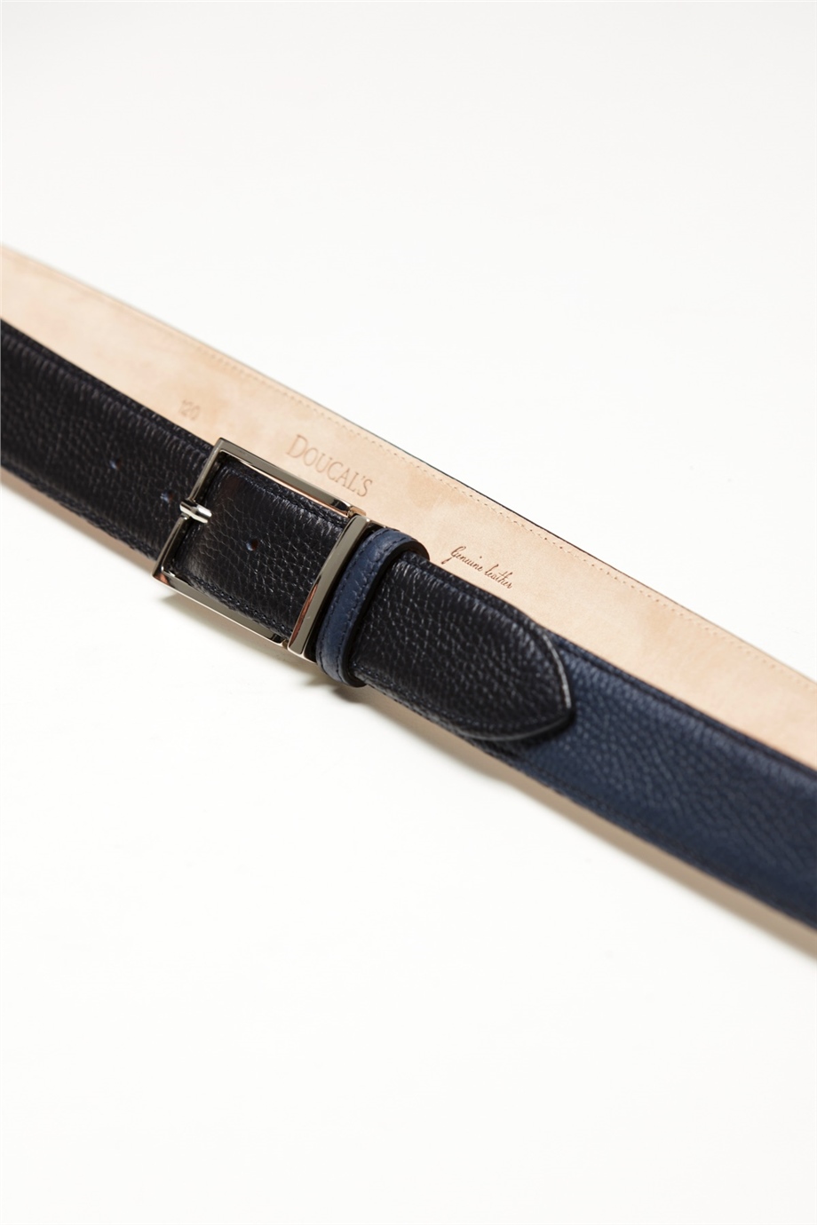 Koyu Mavi Erkek Deri Kemer