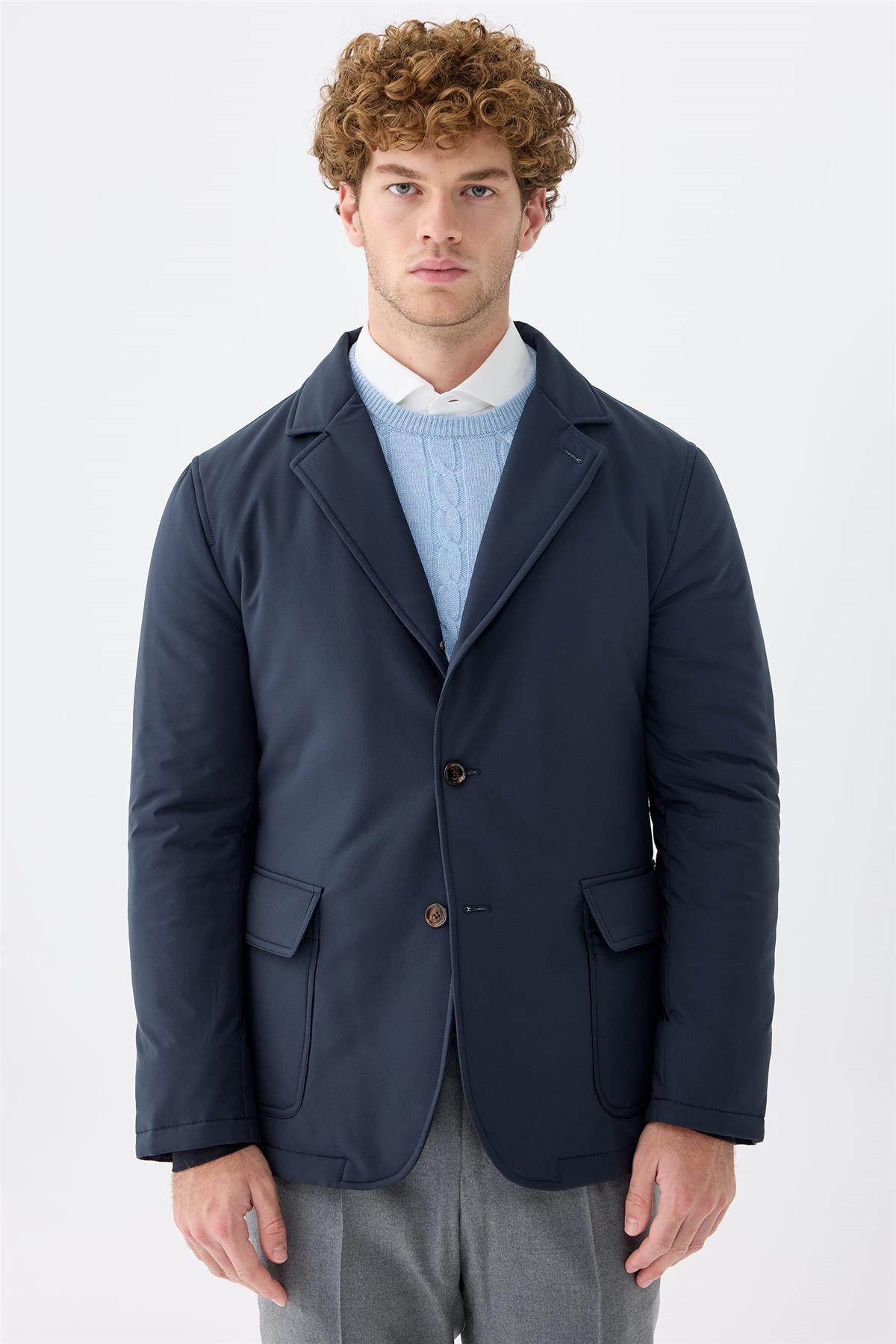 Lacivert Spor Ceket 