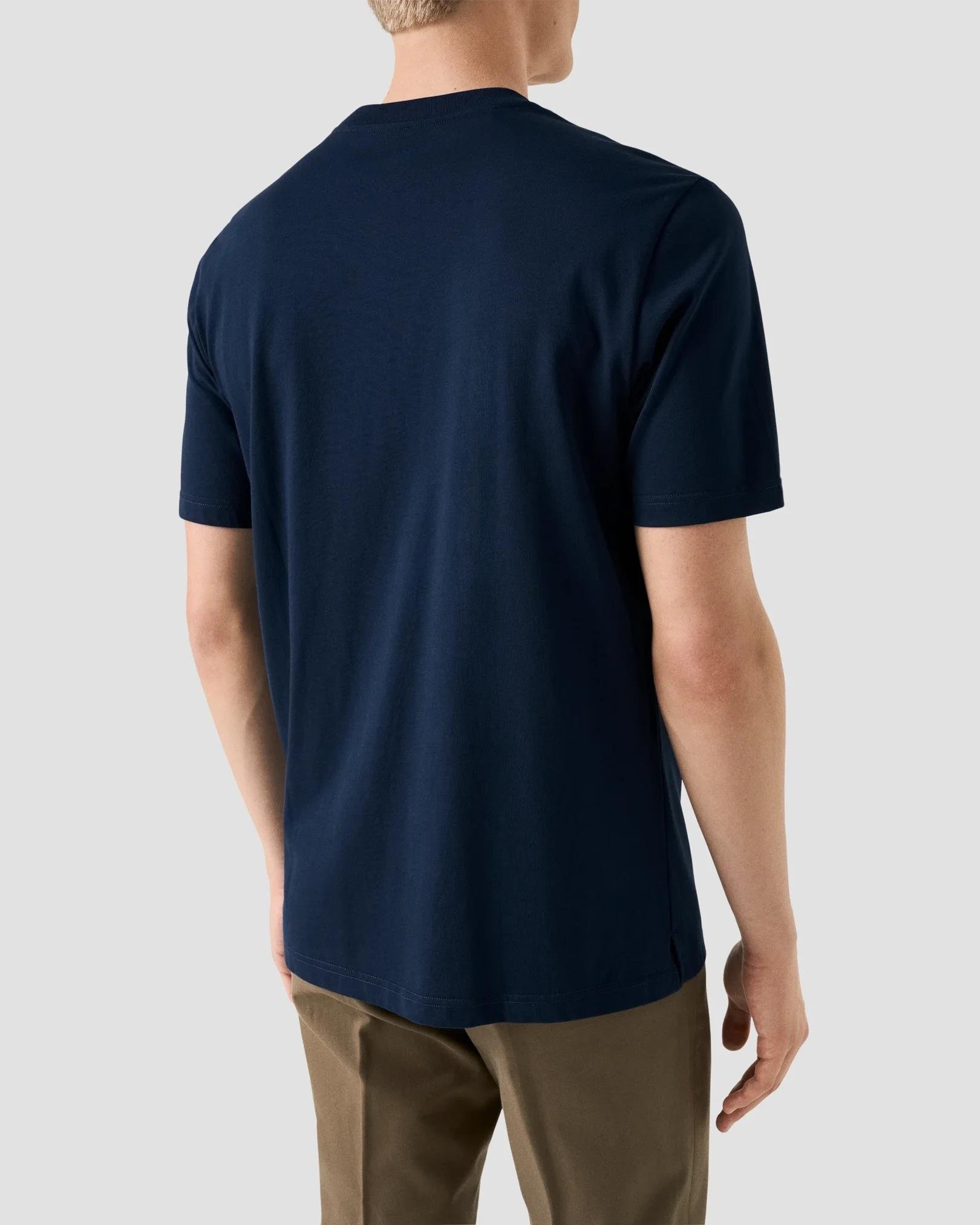 Lacivert Supima Pamuk T-Shirt