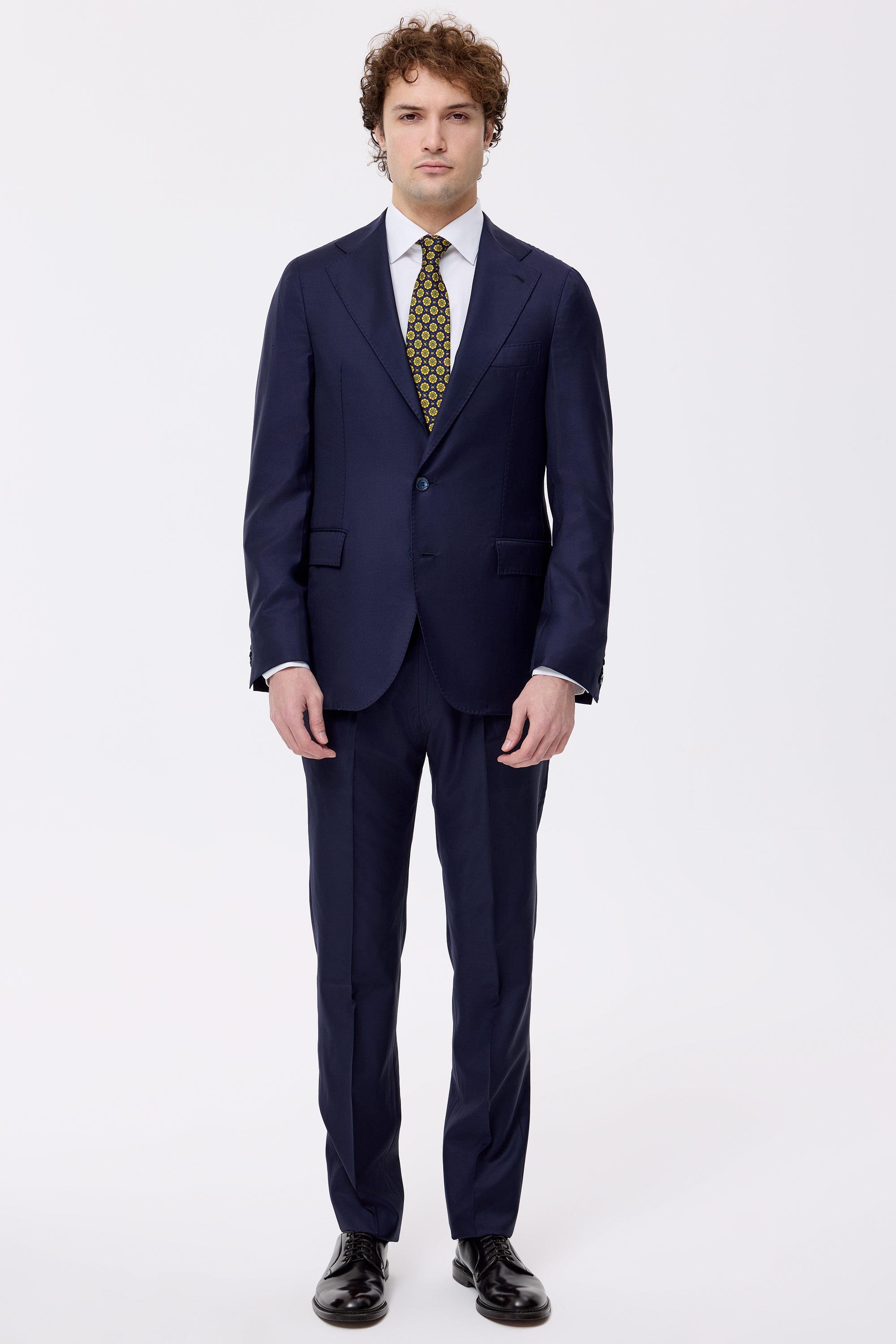 Lacivert Yün Kaşmir Takım Elbise