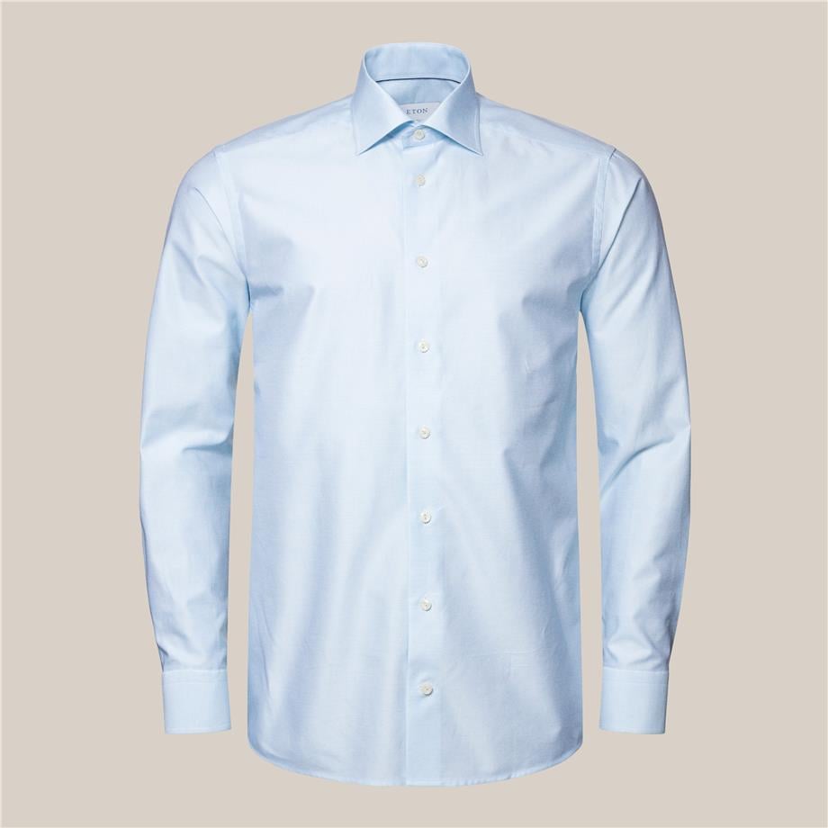 Mavi Klasik Pamuk Gömlek