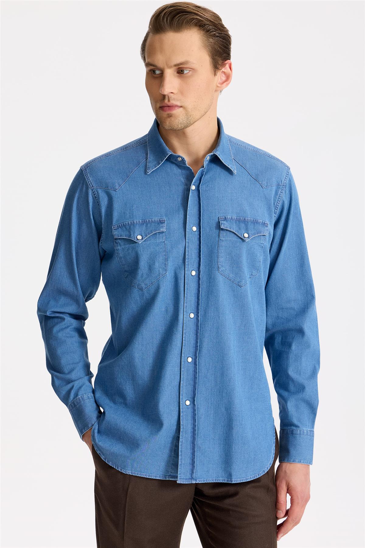 Mavi Western Denim Gömlek