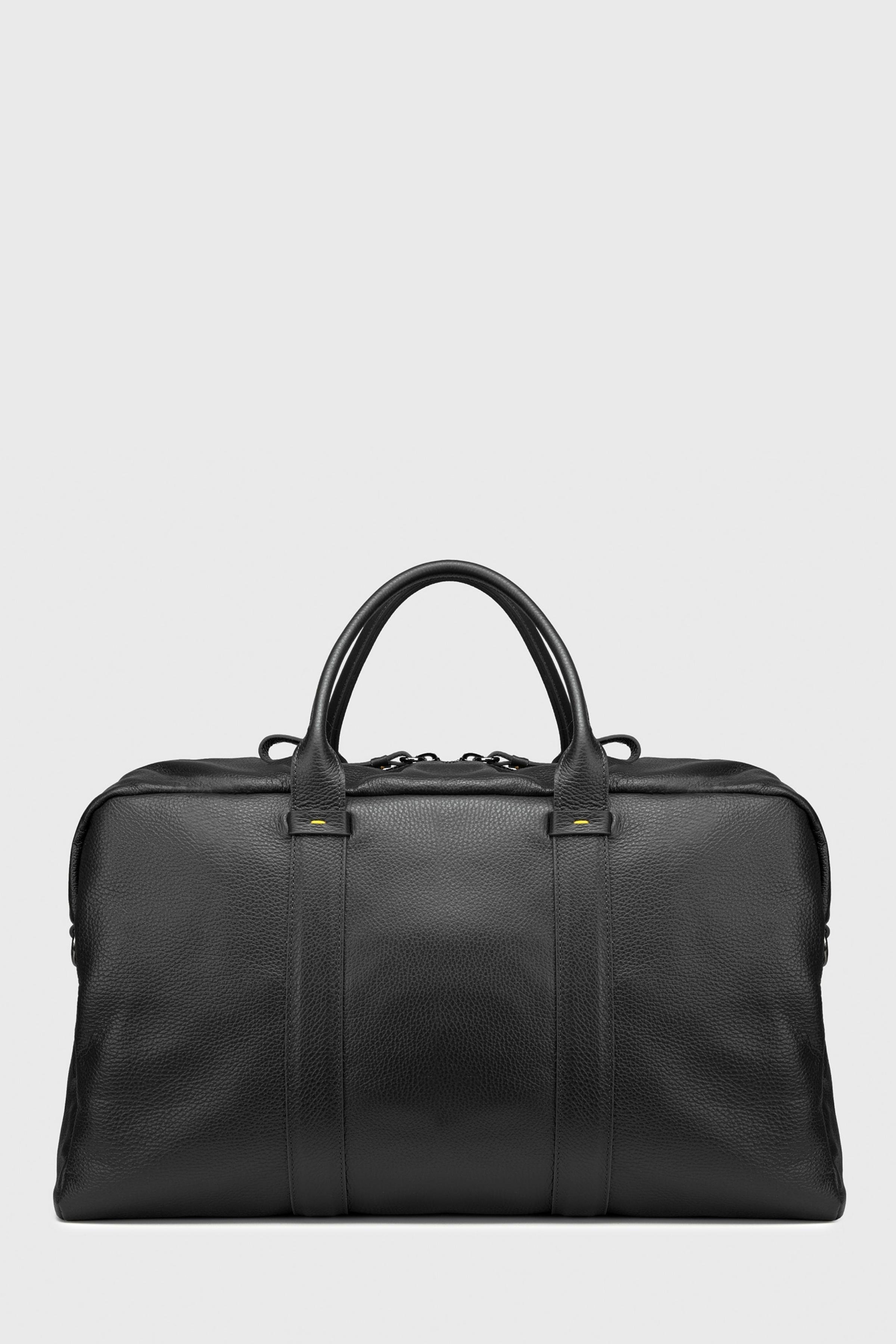 Siyah Deri Seyahat Çantası