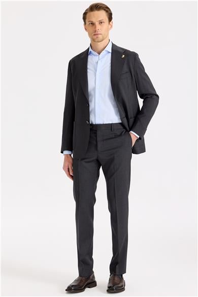 Antrasit Gri Yün Takım Elbise