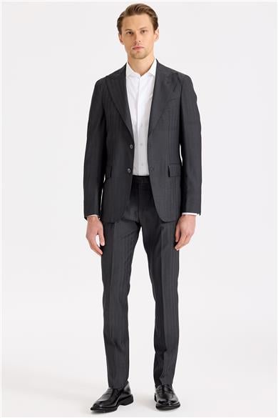 Antrasit Gri Yün Takım Elbise