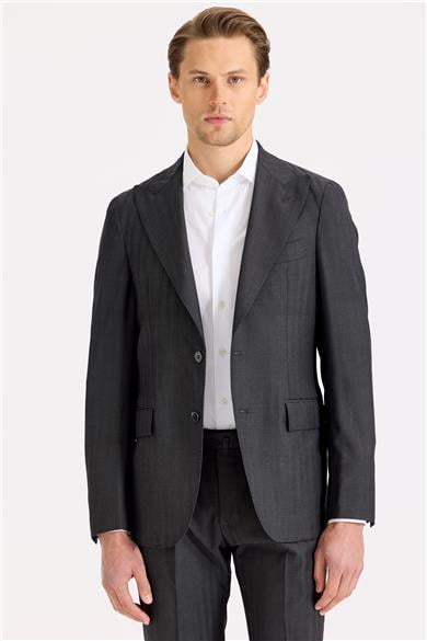 Antrasit Gri Yün Takım Elbise