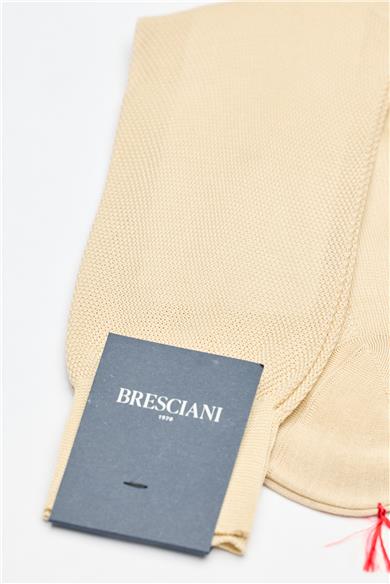 Bej Merserize Pamuk Çorap