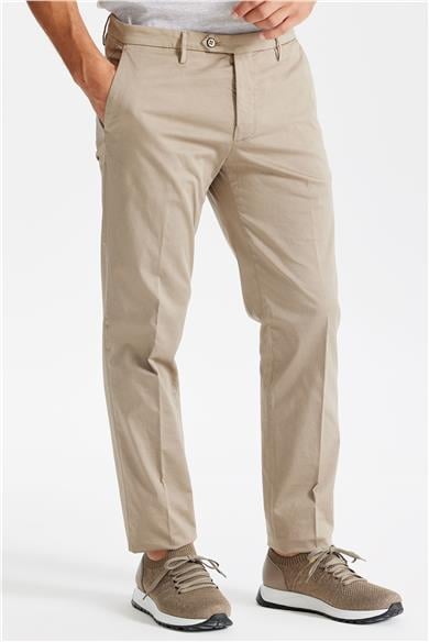 Bej Pamuk Chino Pantolon