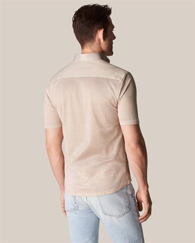 Bej Pike Kumaş Polo Gömlek