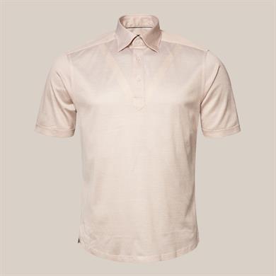 Bej Pike Kumaş Polo Gömlek