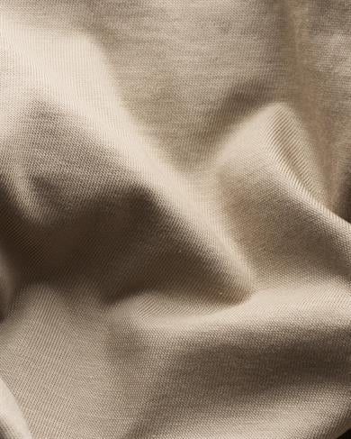 Bej Supima Pamuk T-Shirt