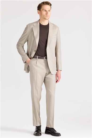 Bej Yün İpek Takım Elbise