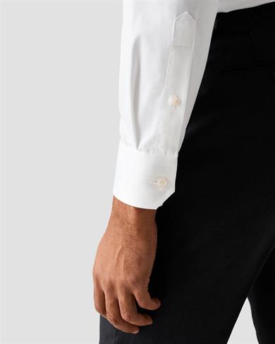 Beyaz Contemporary Pamuk Lyocell Gömlek