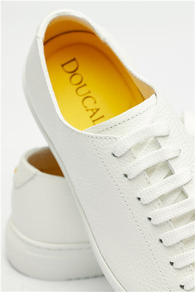 Beyaz Deri Sneaker