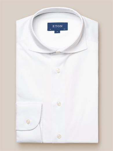 Beyaz Filo di Scozia Jersey Gömlek