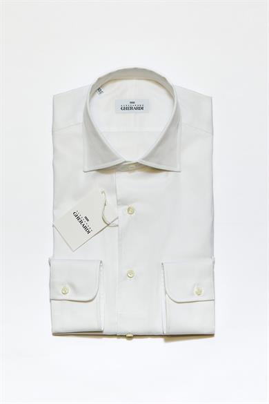 Beyaz One-Piece Pamuk Gömlek