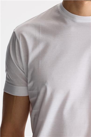 Beyaz Pamuk T-shirt