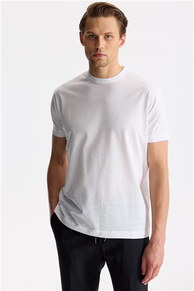 Beyaz Pamuk T-shirt