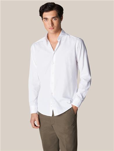 Beyaz Pamuk & Tensel Kumaş Gömlek