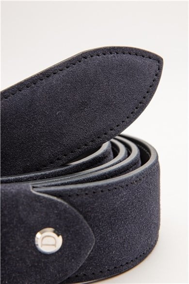 Doucals Lacivert Erkek Deri Kemer