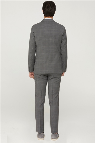 Plaid Gray Suit