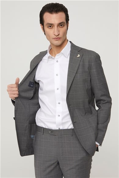 Plaid Gray Suit