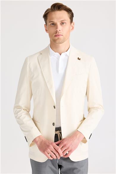 Ekru Pamuk Ceket
