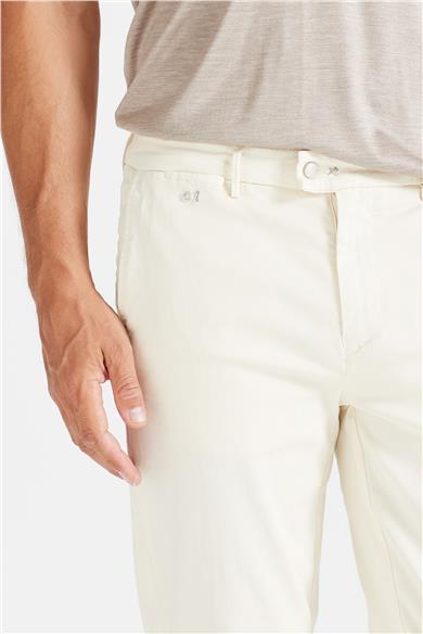 Ekru Pamuk Chino Pantolon 