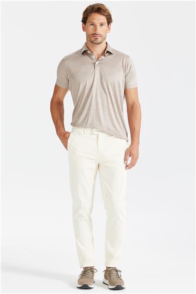 Ekru Pamuk Chino Pantolon 