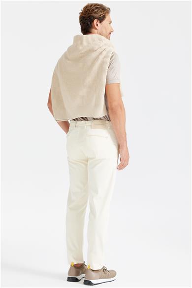 Ekru Pamuk Chino Pantolon 