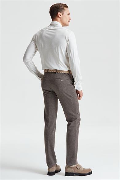 Ekru Pamuk Kaşmir Gömlek