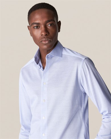 Eton Mavi Contemporary Pique Gömlek