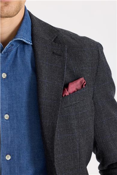 Füme Flanel Yün Takım Elbise