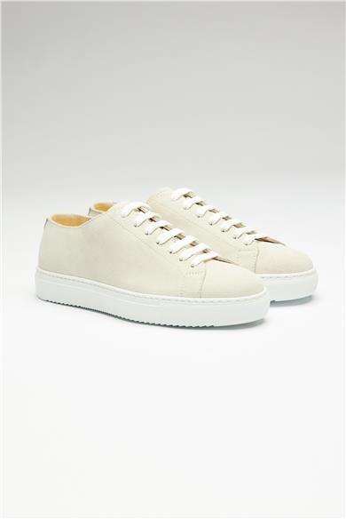 Bej Deri Sneaker
