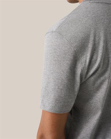 Gri Filo Di Scozia Pamuk T-Shirt