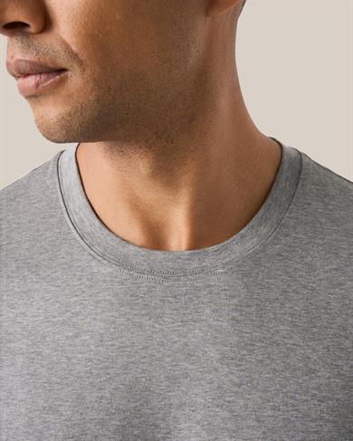 Gri Filo Di Scozia Pamuk T-Shirt