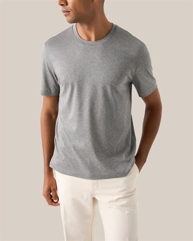 Gri Filo Di Scozia Pamuk T-Shirt