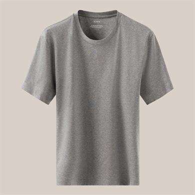 Gri Filo Di Scozia Pamuk T-Shirt